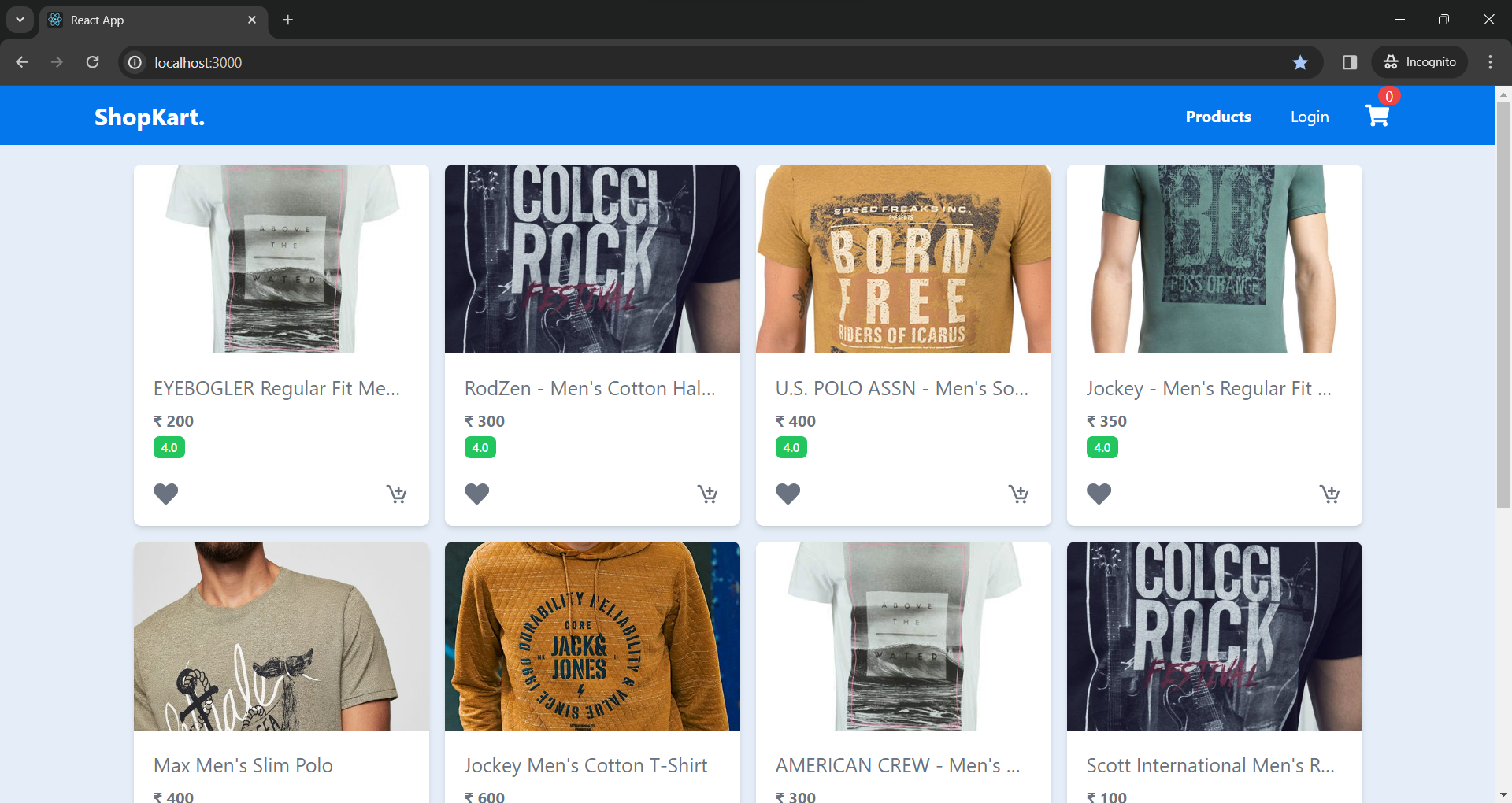 Ecommerce with Redux